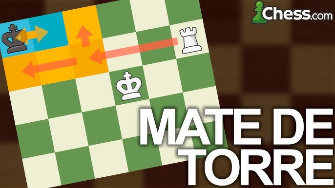 Mates Elementares - 1 torre, Xadrez para Iniciantes