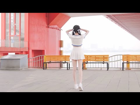 Sexy Chinese girl dancing in short skirt