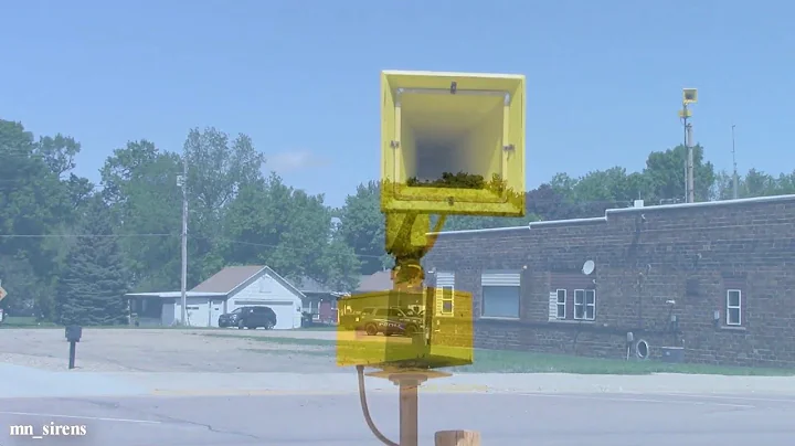 Federal Signal Thunderbolt 1000T & Erick (15 port) Siren Test - Alert & Noon Blast - Lake Park, Iowa