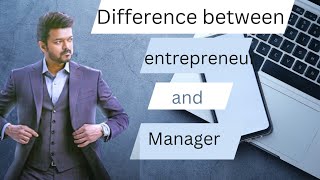 Famous Entrepreneur and manager difference in Tamil//#msuniversity //#bcom Wealth
