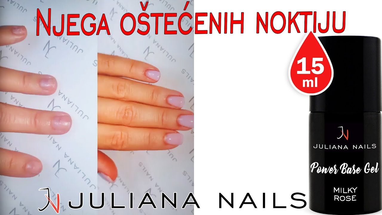 Njega oštećenih noktiju | Power Base Milky gel | Juliana Nails