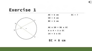 CIRCLE THEOREMS CHORD SECANT AND TANGENT LENGTHS