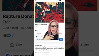 The rapture x Facebook marketplace is the collab you didn’t know about , just ask Jesus 🙏 #rapture