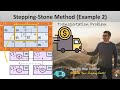 Stepping-Stone Method | Transportation Problem (Example 02)| شرح خطوة بخطوة