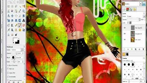 How I edit my IMVU photos with Gimp 2.6