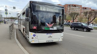 Поездка на автобусе 7 маршрут МАЗ-203.068 гос У360ОА124 г.Красноярск