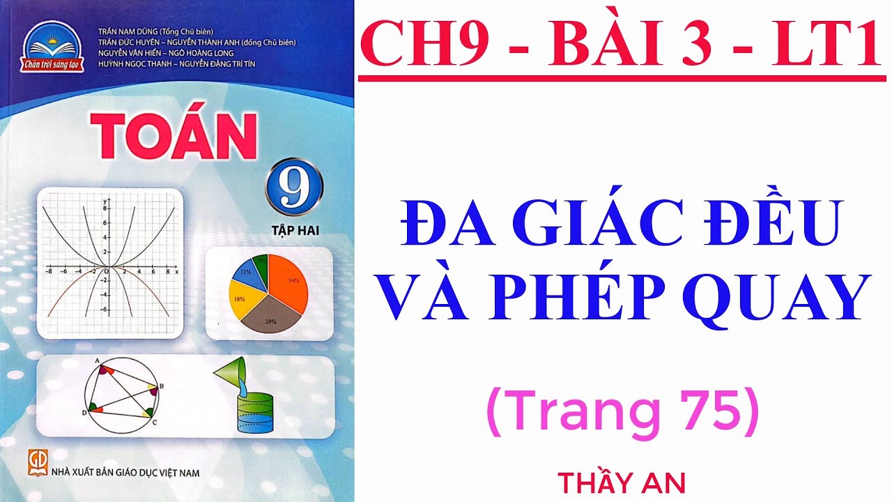 CHƯƠNG 9 - Bài 3 - ĐA GIÁC ĐỀU VÀ PHÉP QUAY - Lý thuyết 1 - TOÁN 9 - Chân Trời Sáng Tạo - Tập 2