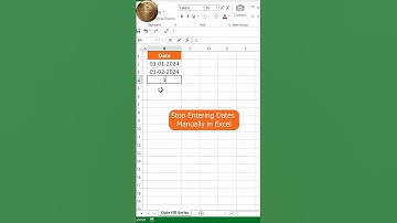 How to automatically write date in Excel tips and tricks  #exceltips #tutorial  #excelformulas