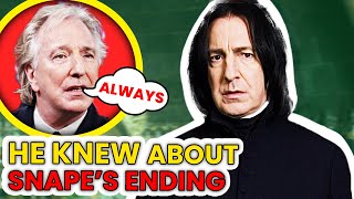 Becoming Severus Snape: How Alan Rickman Became Iconic Harry Potter Character | OSSA Movies