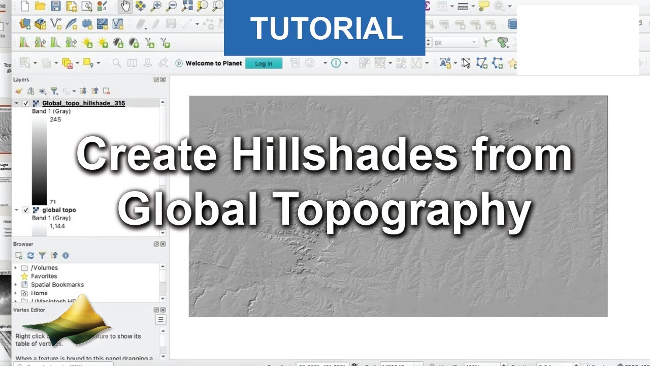 How to Correctly Generate Hillshades from Global Topographic Data - YouTube