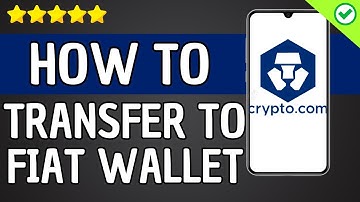 How To Transfer Money From Crypto.com to Fiat Wallet