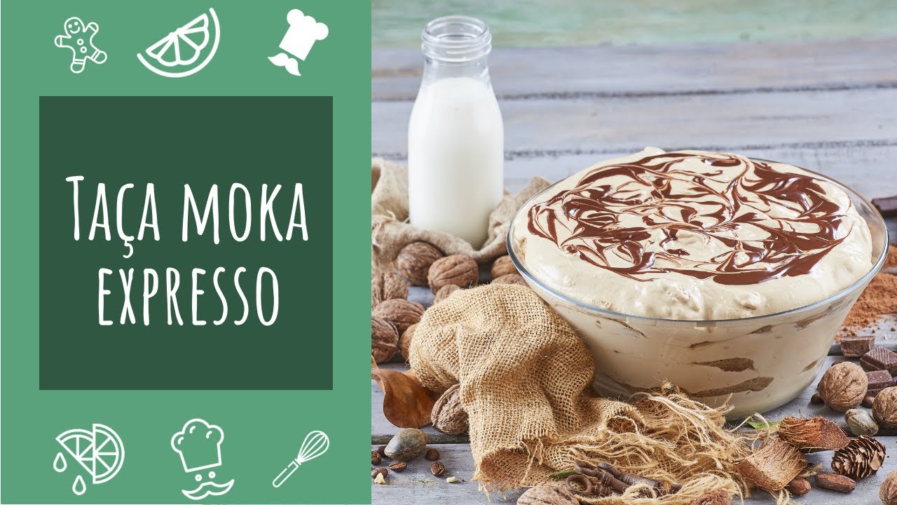 Taça Moka Expresso (Doce fácil de café e chocol