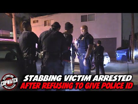 Stabbing Victim Arrested After Refusing to Give Police ID | Copwatch