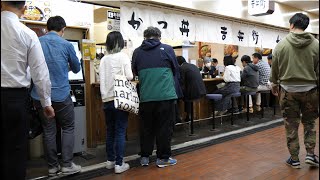 100杯超のカツ丼が次々売れていくカツ丼超絶ラッシュ！カツ丼激戦区の怒涛のランチ時に密着！