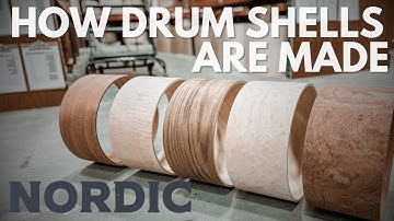 How Drum Shells Are Made // Behind the Scenes at Nordic Shells