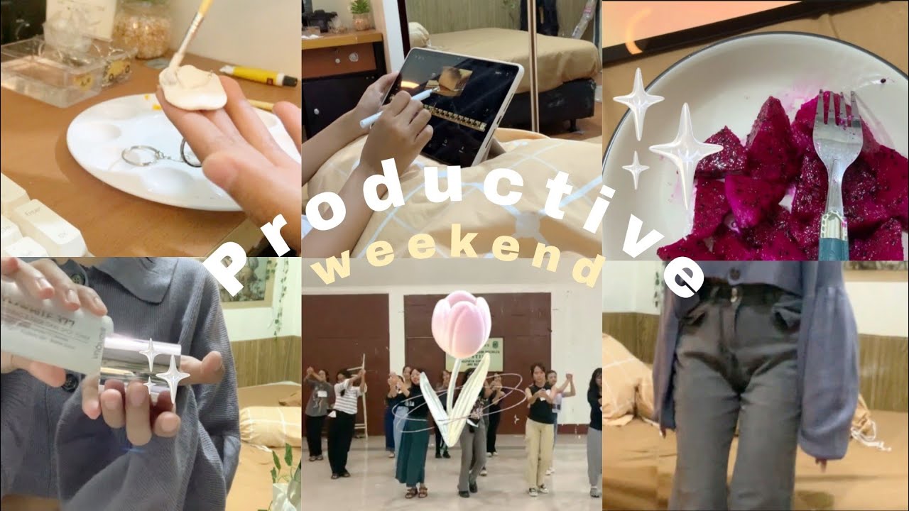 FIFI'S VLOG PRODUCTIVE DAY (Dance, DIY Clay, Edit Content, Papa's Game) || Real Life Vlog