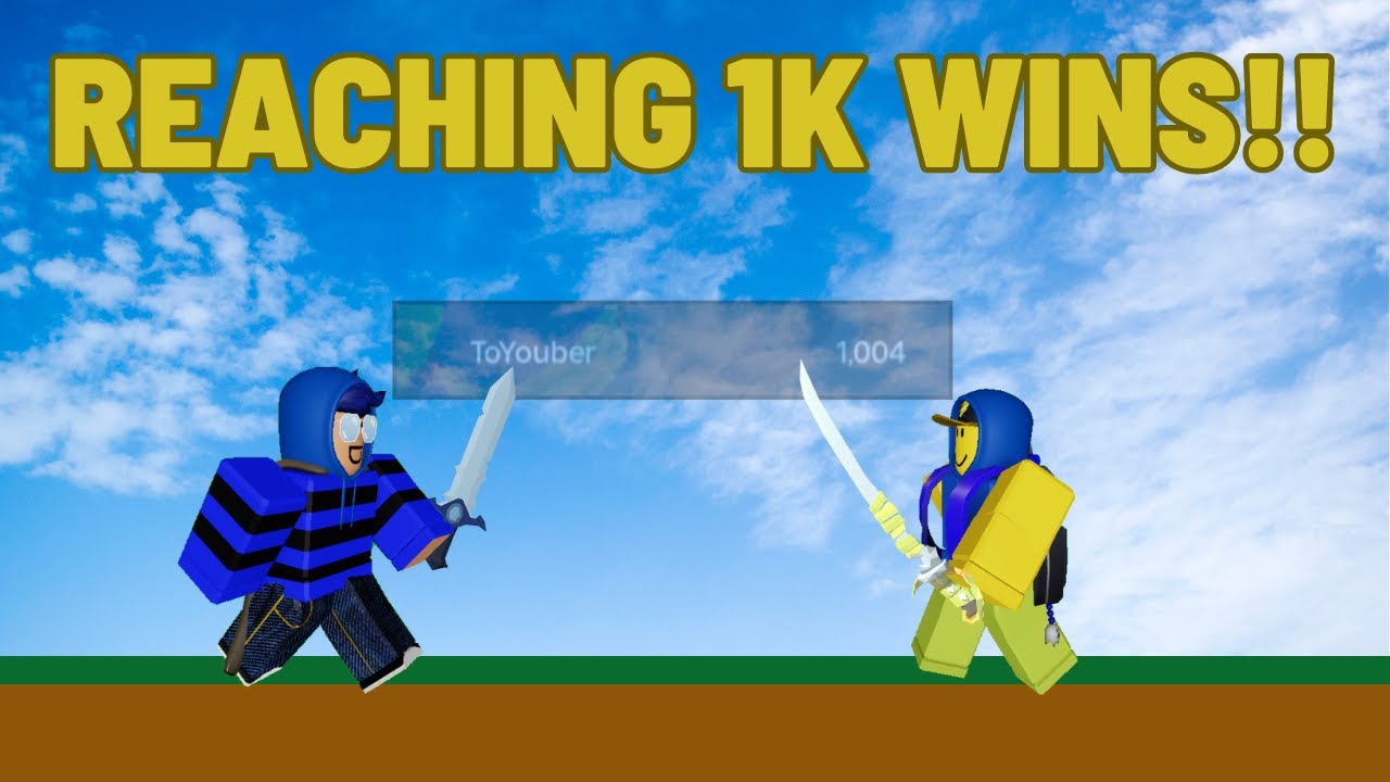 Reaching 1k WINS in Roblox Bedwars - YouTube