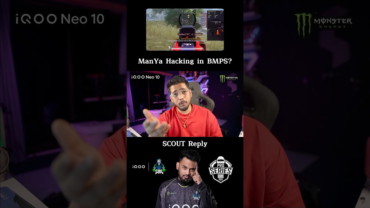 SCOUT Reply SouL ManYa Hacking in BMPS SUS Car Spray 🔥 