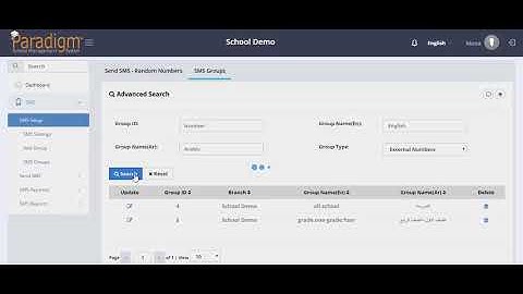 5. How to send SMS  for Random Numbers- Paradigm school Management System