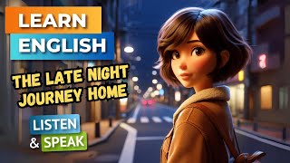 The Late Night Journey Home  | Improve Your English | English Listening Skills  Speaking Skills.