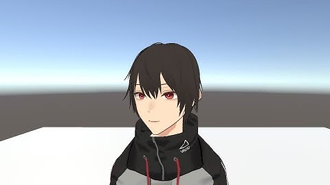 VroidモデルをUnityに取り込んで動かしたイメージ（手順ではありません）