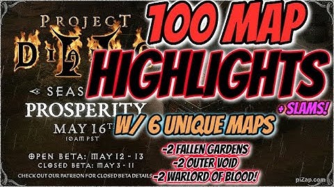 Project Diablo II [HC]: Season 11 - 100 MAP RUNS DROPS & SLAMS HIGHLIGHTS