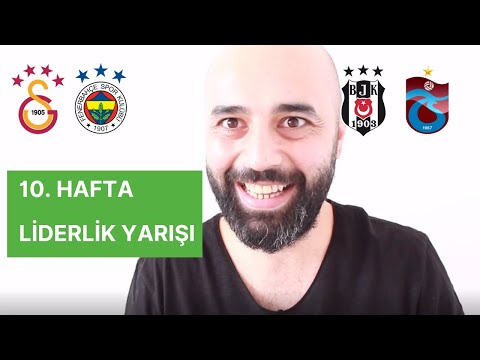 Ligde 10. Hafta Liderlik Yarışı (Derbi Özel)