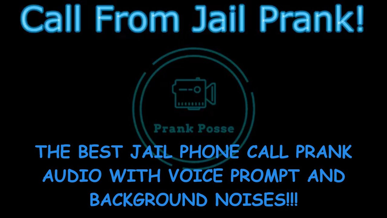 Phone Call From Jail Prank Audio - YouTube