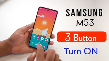 How to Show Navigation Button in Samsung Galaxy M53 | Samsung Galaxy M53 Back Button Settings