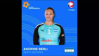 Årets Redning 1. Divisjon Andrine Berli - Nordstrand