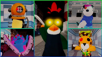 NEW PORT MAP AND NEW BOTS JUMPSCARES IN PIGGY SEWERS MAP TEST.