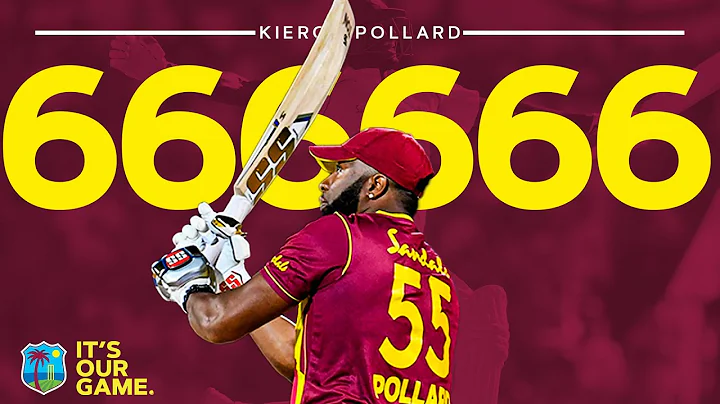 Kieron Pollard HITS Six Sixes in an Over!! | West Indies vs Sri Lanka | 1st CG Insurance T20I