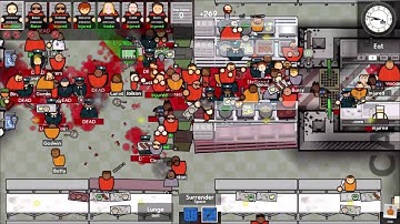How to start a riot and get a boatload of points - Prison Architect- Escape Mode
