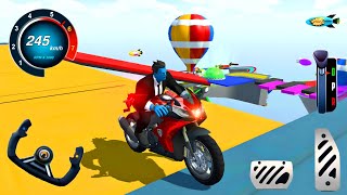 Super Hero Bike Stunt GT Racing 3D -  Megha Ramp Gameplay screenshot 4