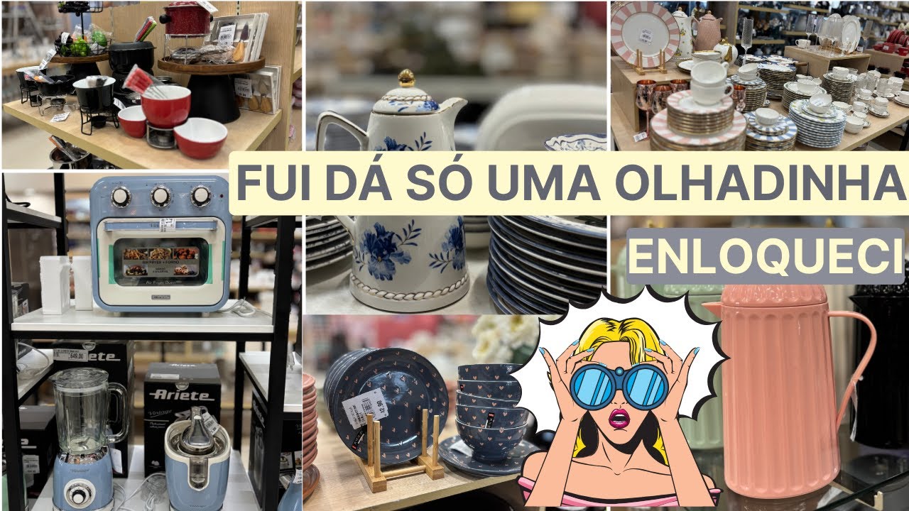 🏡 FUI SÓ DÁ UMA OLHADINHA....ENLOQUECI COM TANTAS COISAS LINDAS PARA O NOSSO LAR! 😍✨