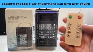 Zaguren Portable Air Conditioner Fan with Mist Review