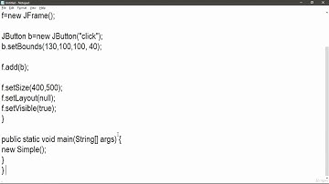 Java GUI adding  Button and add action listener full hindi