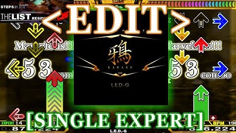 【StepMania EDIT】 鴉 [karasu] [SINGLE EXPERT] Lv.14