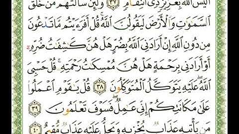 سورة الزمر 39 - 114  شيرزاد عبد الرحمن طاهر - قراءة مرتلة