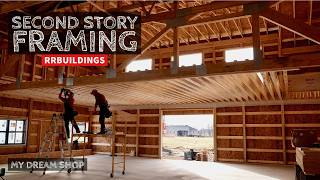 My Dream Shop Ep30: Crazy Second Story Floor Framing Install