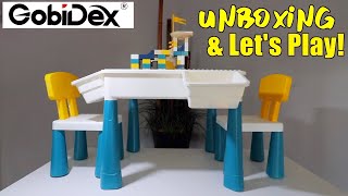 Kids Activity Play Table by GobiDex (7 in 1): Unboxing & Let's Play!