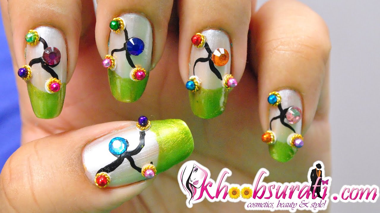 Nail Art With Studs Do it Yourself YouTube