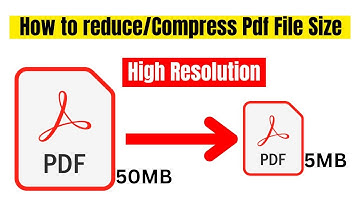 How to reduce pdf file size without quality loss