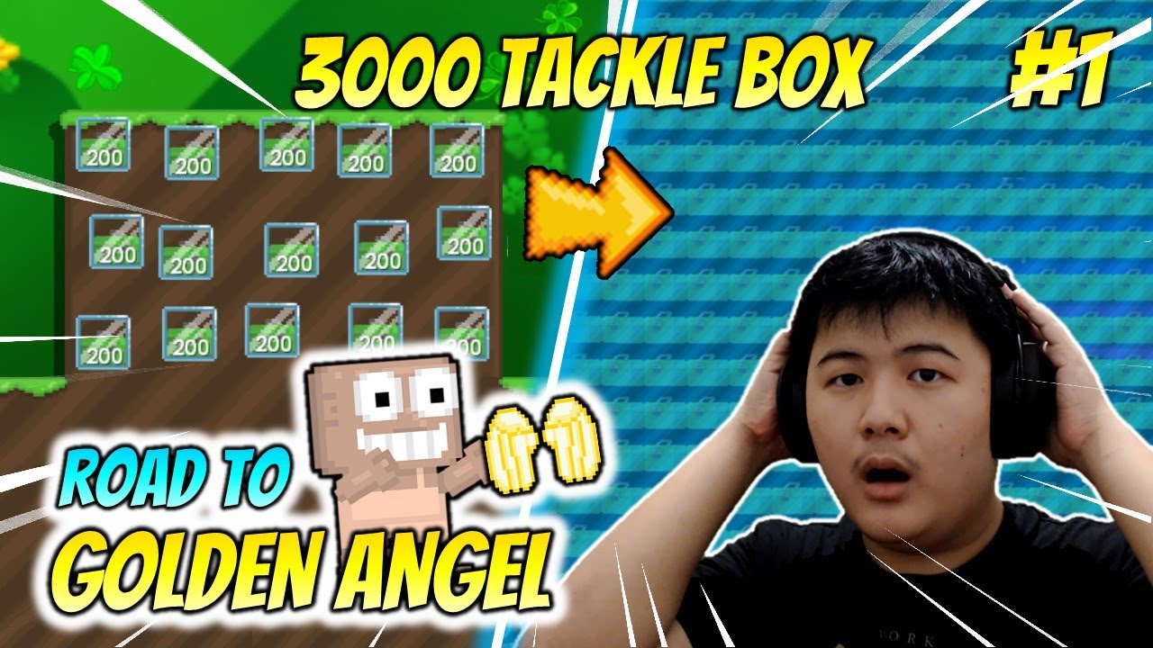 BUILDING A FARM WITH 3000 TACKLE BOXES!! [ENGLISH SUB] ROAD TO GOLDEN ANGEL  #1 - GRZYZ GT 