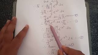 BETA& GAMMA Function other forms of Gamma function Q(4) integral 0-infinite e^-x^2.dx=Gamma1/2