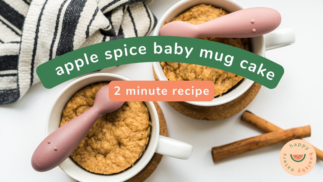 Apple Spice Mug Cake for Babies & Toddlers