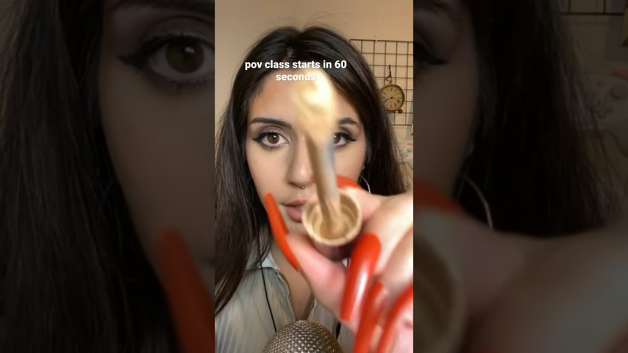 ⁣Doing Your Makeup in 60 Seconds 👁️👄👁️ ASMR #asmr #shortsvideo #shorts