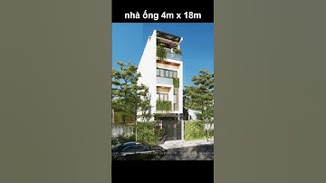 Mẫu nhà ống 3 tầng 1 tum 4x18m ● NO-164