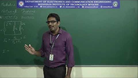 Network Theory _ Reciprocity Theorem / III ECE /M2 / Session 1