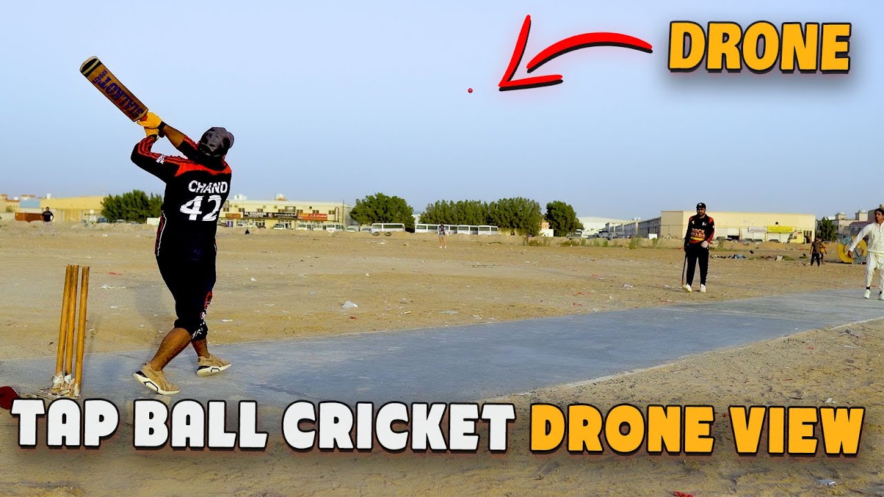 Tape Ball Cricket Match Drone view | Drone Footage